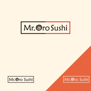Mr.  Oro Sushi | Logo Design by 2662 DESIGN