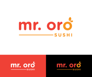 Mr.  Oro Sushi | Logo Design by GoodTimes$$$