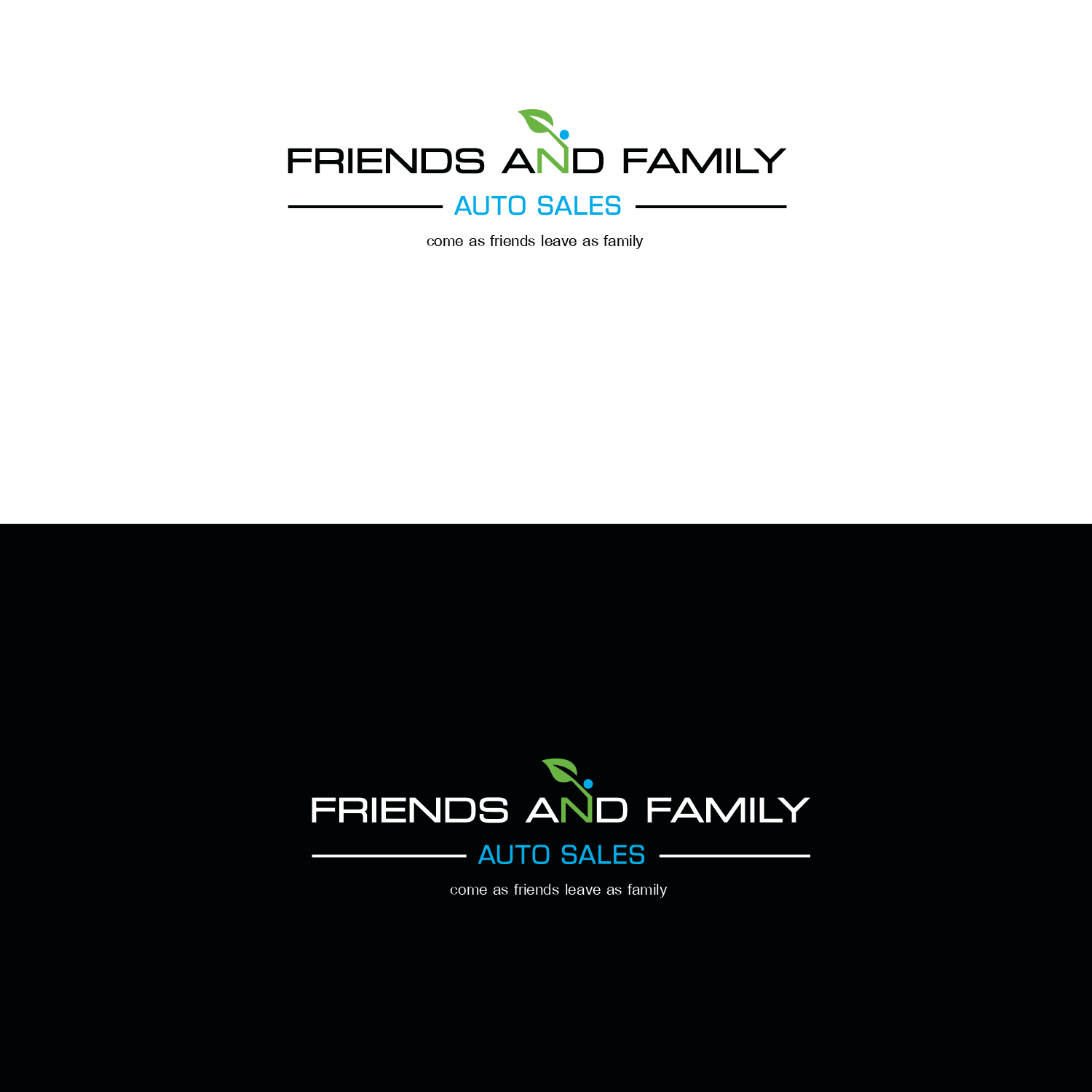 Logo-Design von emptyboxgraphics für Friends and family auto sales llc  | Design #23139777