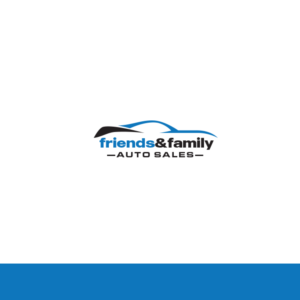 We would like the logo to say the name "friends and family Auto sales" with the possible tag line that says "come as friends leave as family" if it fits in your design ideas and you like the feel it adds to your design. Thank you! | Logo Design by Graphicsbox