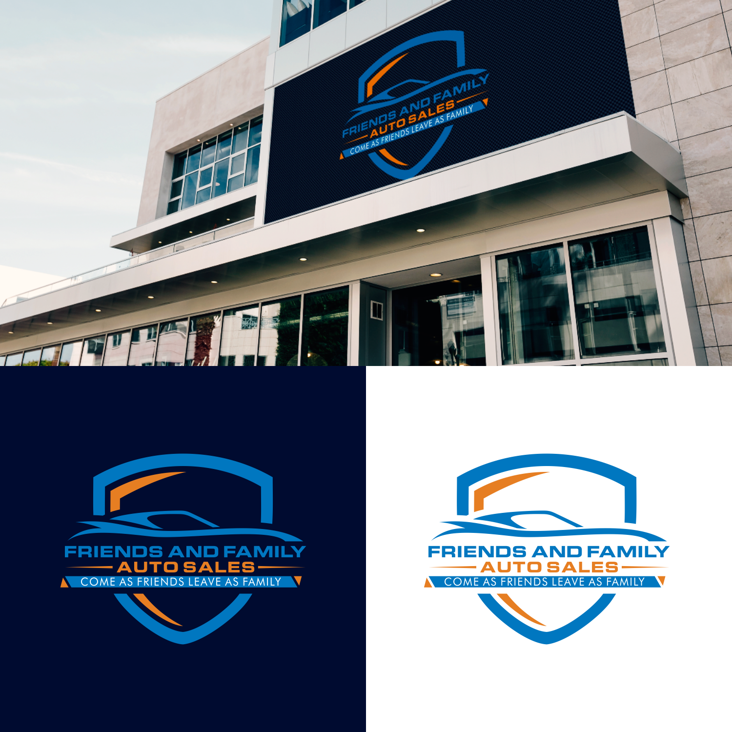 Logo Design by S.I.D for Friends and family auto sales llc  | Design #23140126