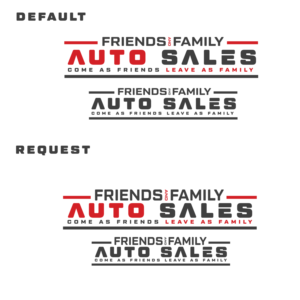 Diseño de Logo por IdentsArt para Friends and family auto sales llc  | Diseño: #23227454