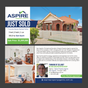  Just Sold flyer for Australian Real estate agent | Flyer-Design von Schöpfer
