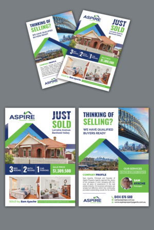  Just Sold flyer for Australian Real estate agent | Flyer-Design von BLUE WINGS