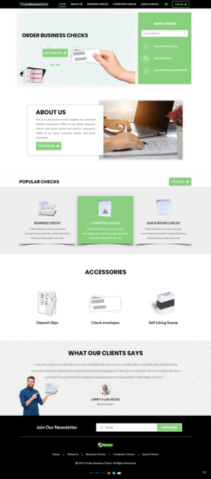 Web Design by pb for Business Checks Online Corp | Design: #23150703