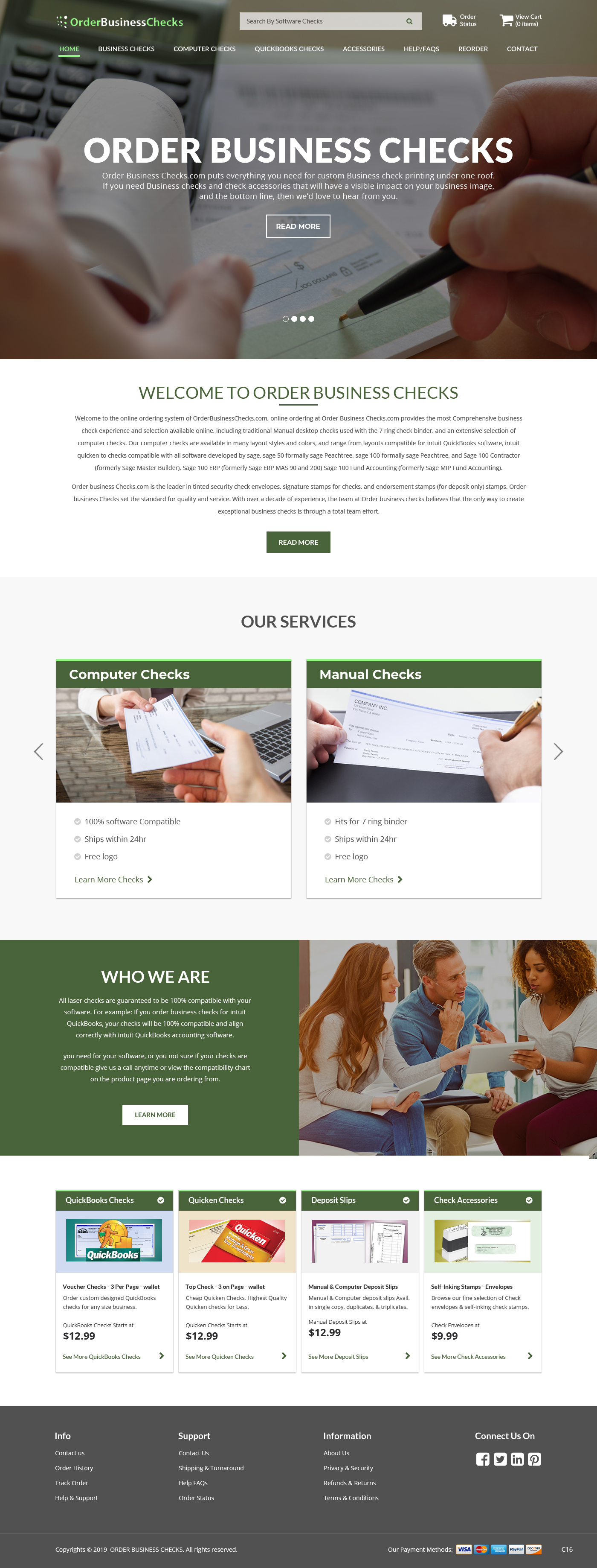 Web Design par pb pour Business Checks Online Corp | Design #23151449