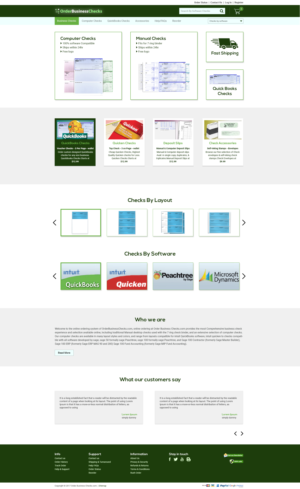 Web Design by Redsquare infotech for Business Checks Online Corp | Design: #23186300