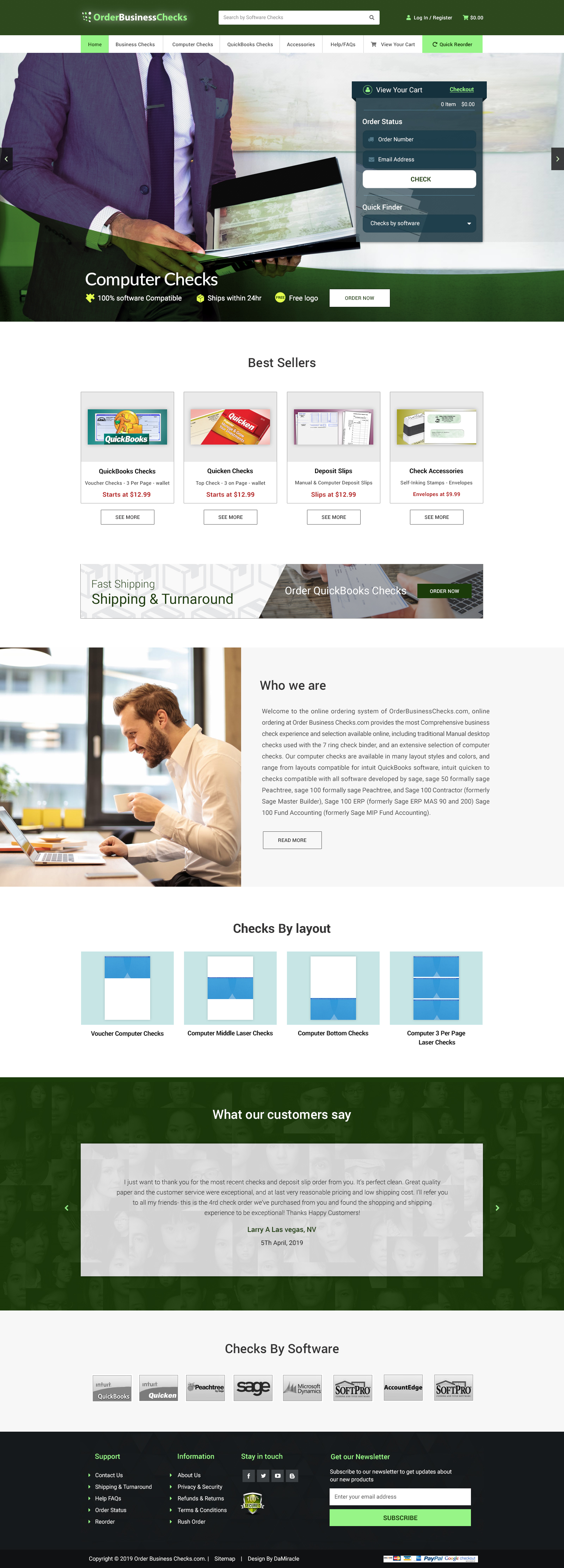 Web-Design von Da Miracle für Business Checks Online Corp | Design #23165441