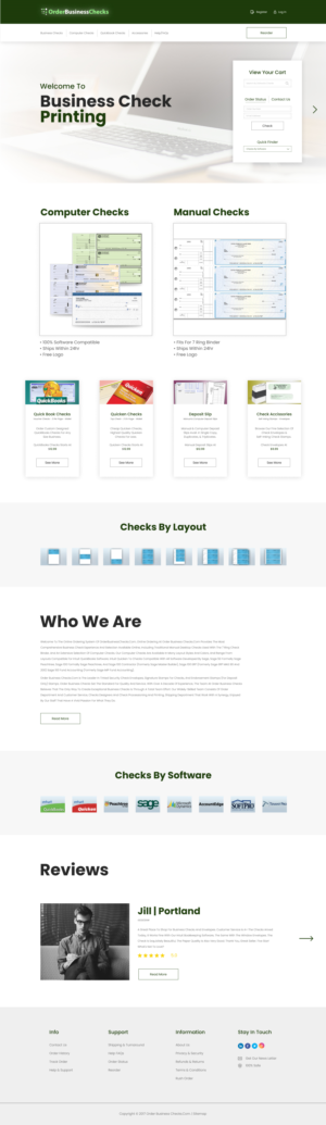 Diseño Web por Hassaan Shah para Business Checks Online Corp | Diseño #23165487