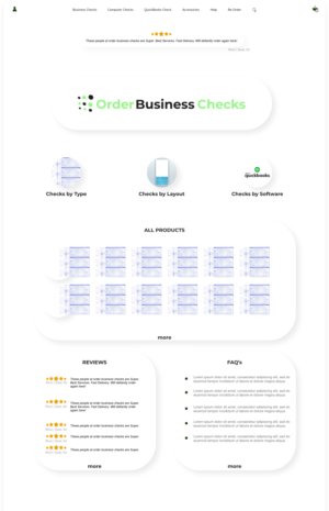 Web Design by Sianna for Business Checks Online Corp | Design: #23179612