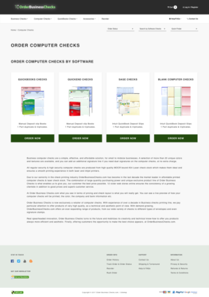 Web Design by Ñüt for Business Checks Online Corp | Design: #23186062