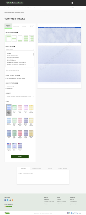 Web Design by Ñüt for Business Checks Online Corp | Design: #23186063