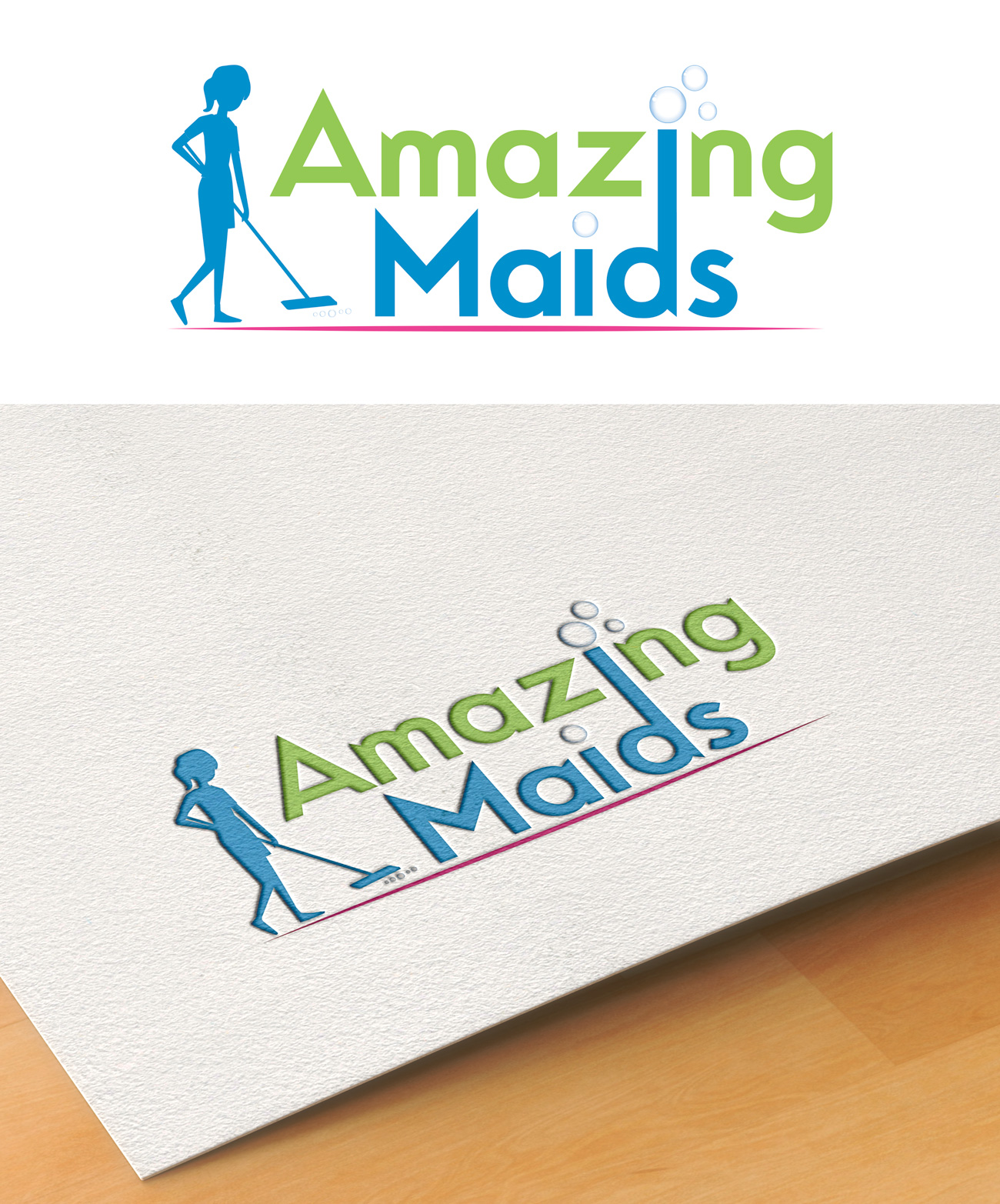 Logo Design by pd graphic 2 for CleanlyPro, Inc.  | Design #23172740
