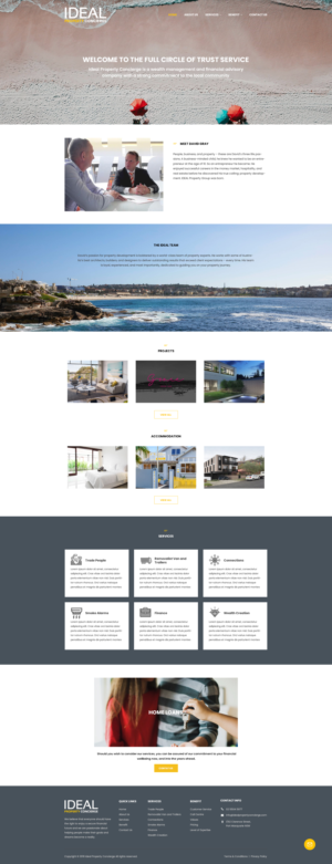 Diseño Web por pentaxial para Ideal property group  | Diseño: #23244432