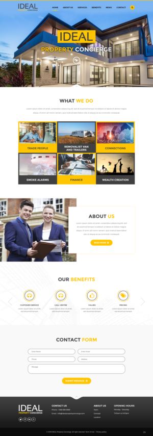 Diseño Web por pb para Ideal property group  | Diseño: #23150689