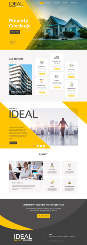 Diseño Web por pb para Ideal property group  | Diseño: #23150690