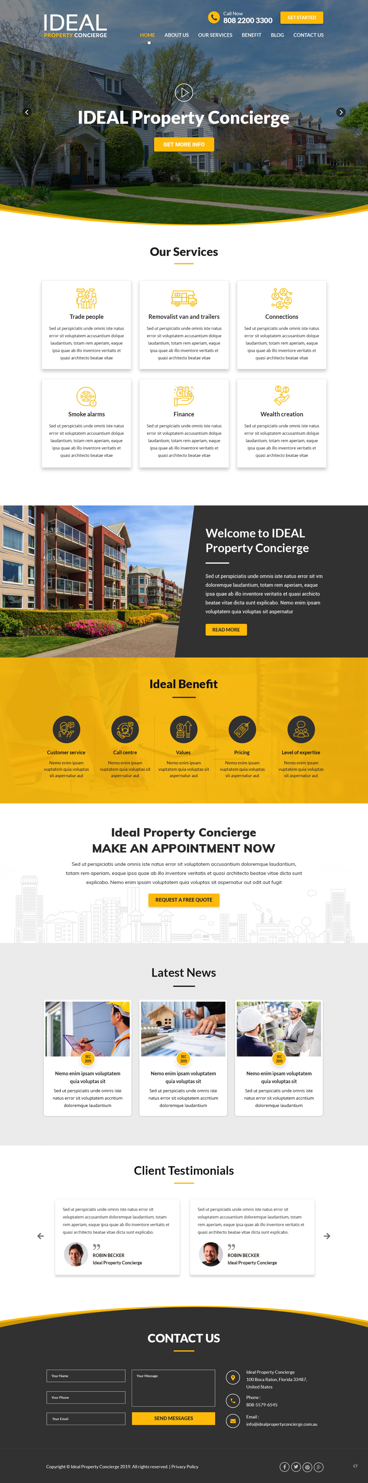 Web Design by pb for Ideal property group  | Design #23151432