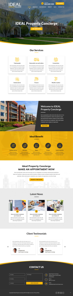 Diseño Web por pb para Ideal property group  | Diseño: #23151432