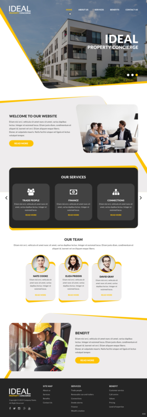 Diseño Web por pb para Ideal property group  | Diseño: #23157241