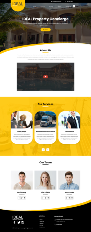Diseño Web por Jarry199776 para Ideal property group  | Diseño: #23146956