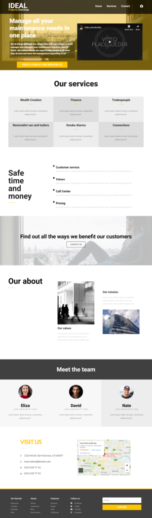 Web Design by Belsymon for Ideal property group  | Design #23147947