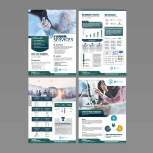 MS Word Template needed for a company specialized in network and security infrastructures | Design de Modèle Word par aspiremedia