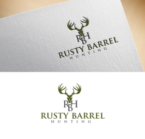 rusty barrel hunting, rusty barrel,  RBH | Diseño de Logo por Mono.co