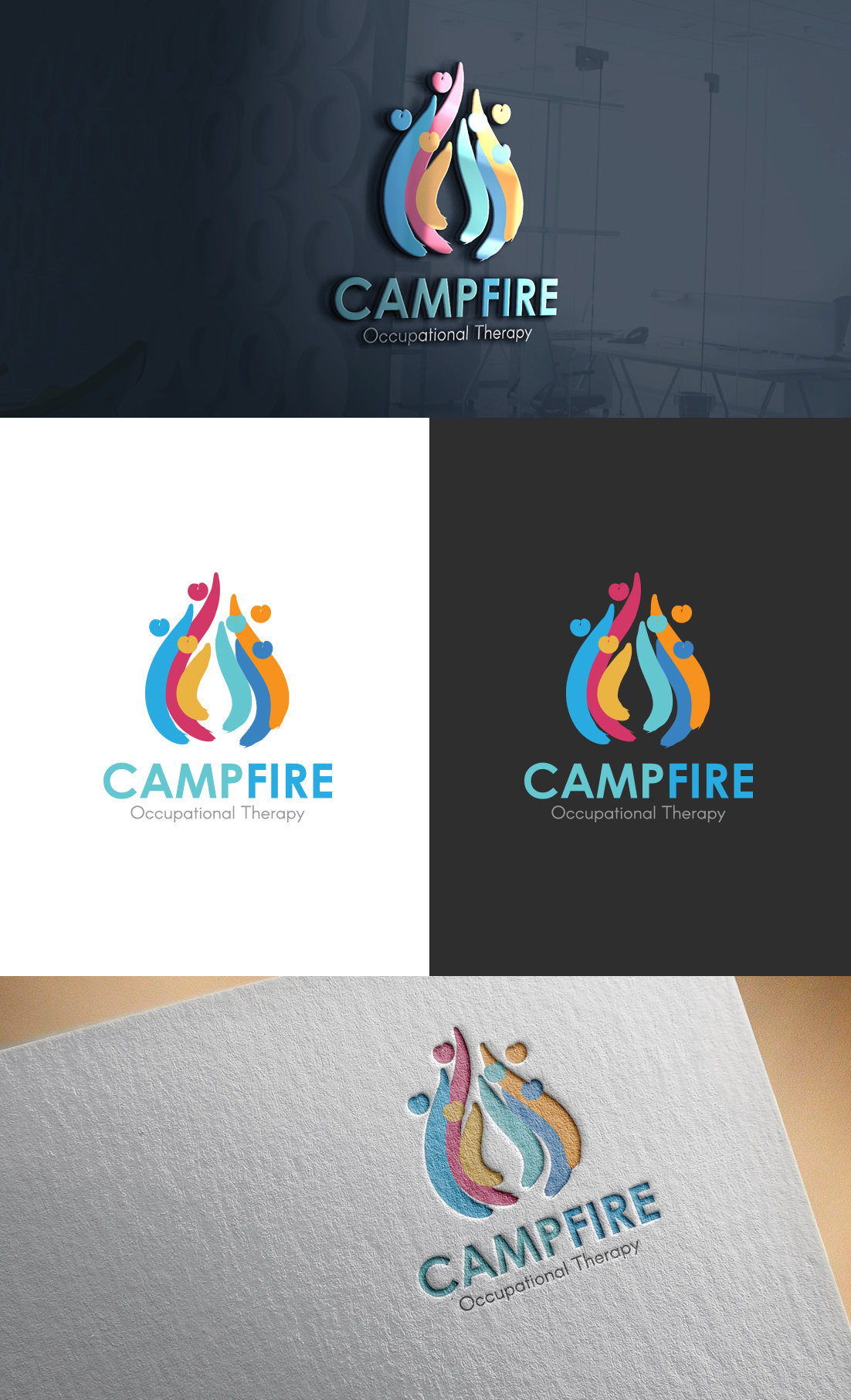 Logo Design by GLDesigns for Campfire Occupational Therapy | Design #23152151