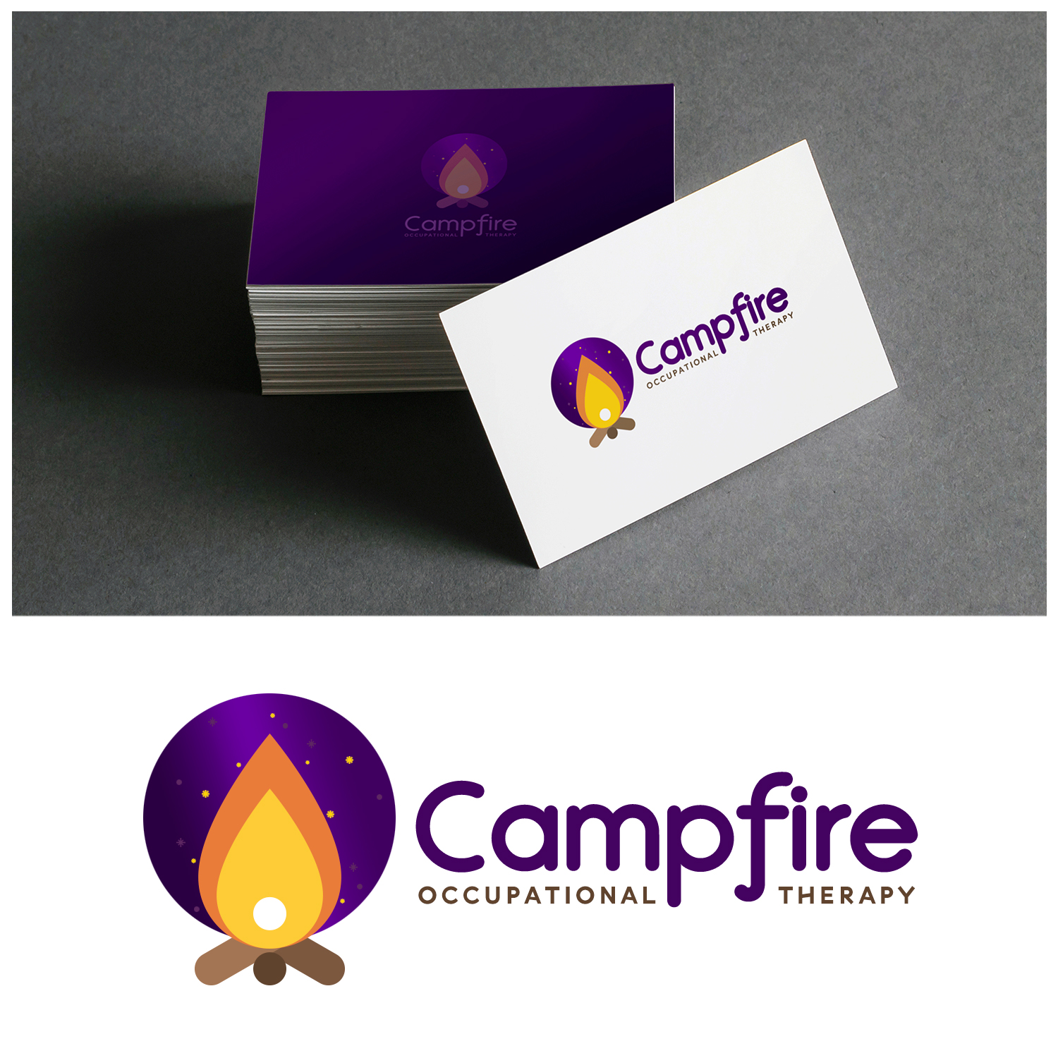 Logo Design by DominicDesign for Campfire Occupational Therapy | Design #23156388