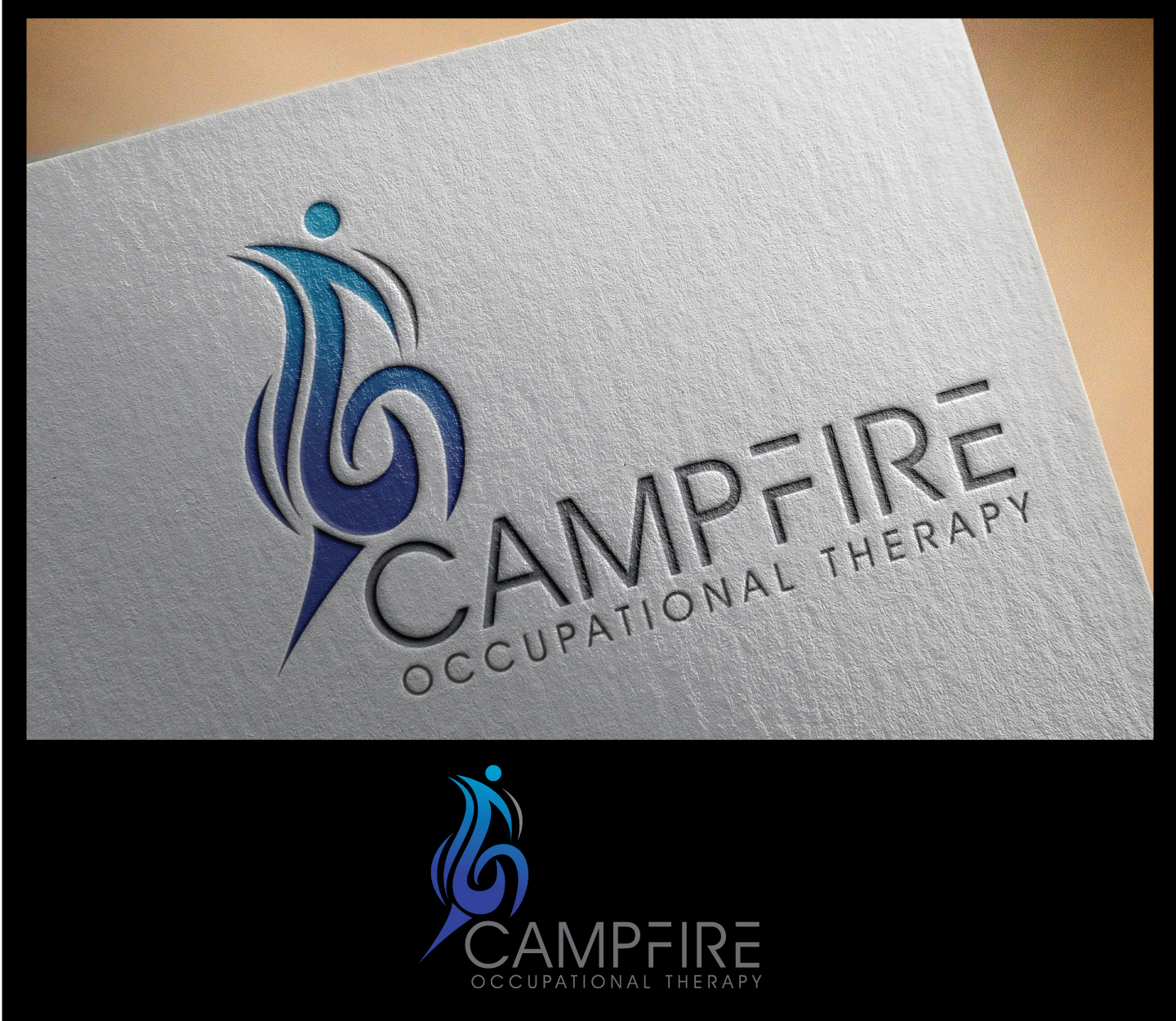 Logo Design by GODDREAMCREATION for Campfire Occupational Therapy | Design #23176811