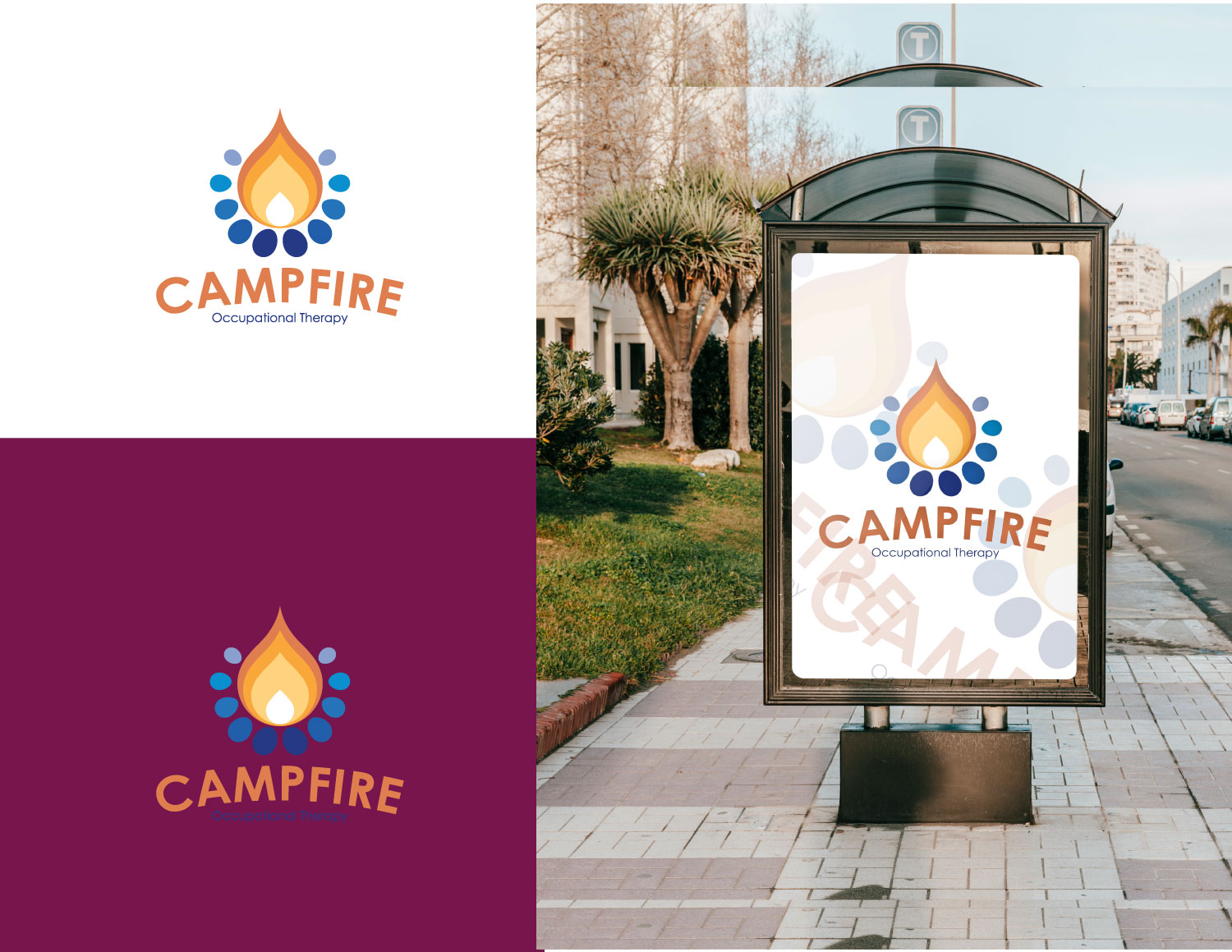 Playful Conservative Health Service Logo Design For Campfire