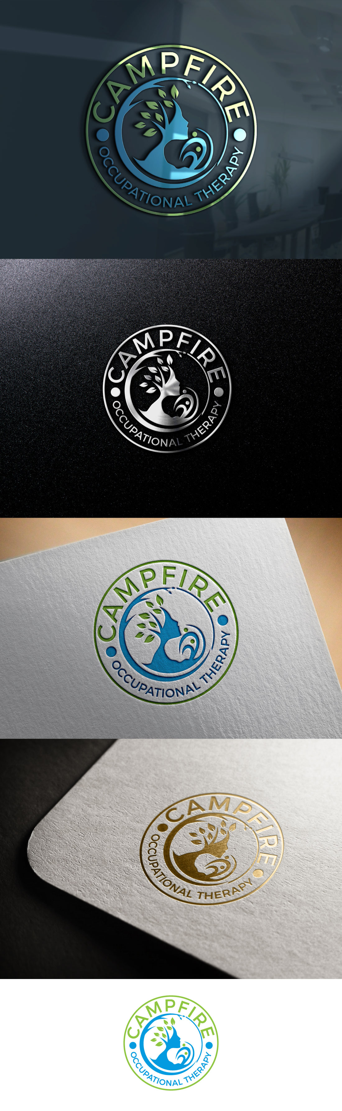 Logo Design by stokes18 for Campfire Occupational Therapy | Design #23178883