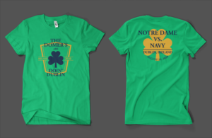 Notre Dame in Dublin | T-shirt Design by Barney Stinson