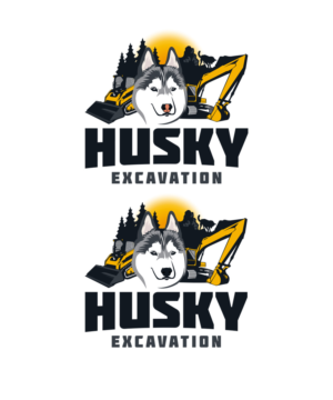 Husky Excavation | Diseño de Logo por StudioD™