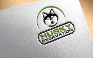 Husky Excavation | Diseño de Logo por graphicevolution