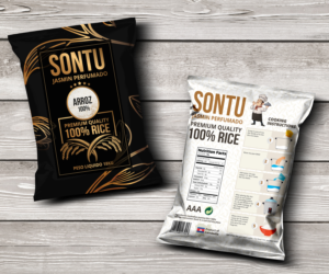Rice importer and exporter. We need a new design for a 18 kg plastic bag. | Diseño de Bolso por Ultimate Art