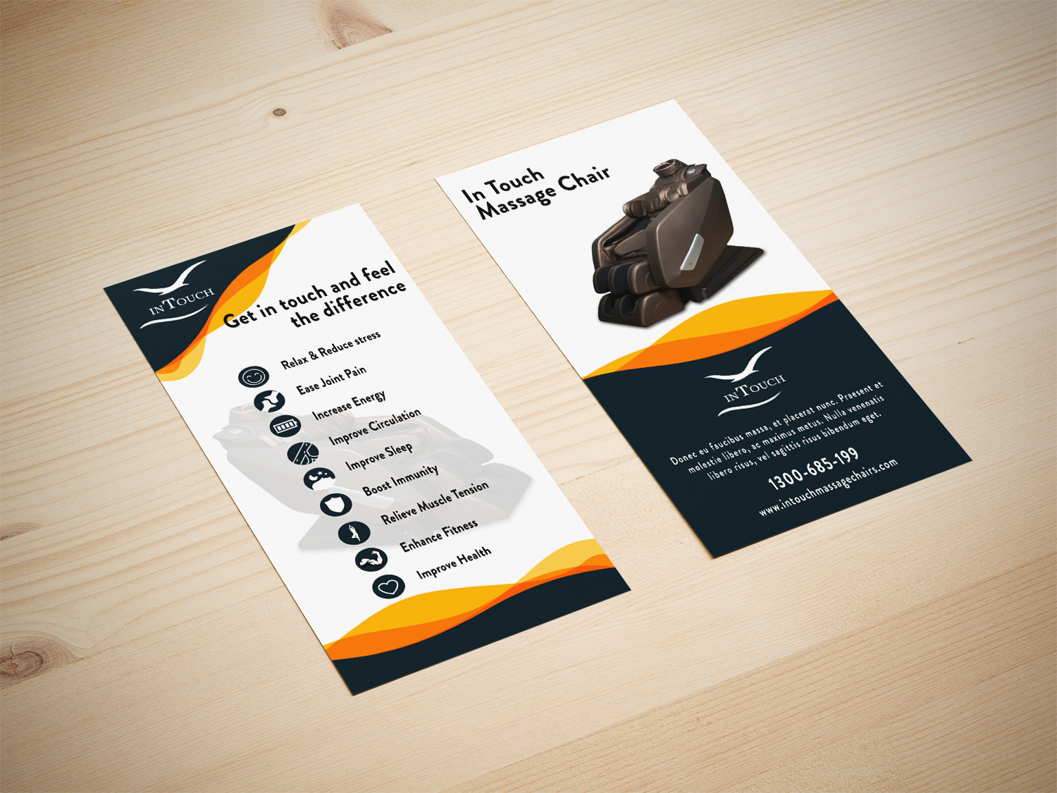 Flyer Design by TGDesigns for inTouch Massage Chairs | Design #23192473