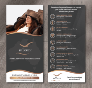 Diseño de Flyer por alex989 para inTouch Massage Chairs | Diseño: #23264323