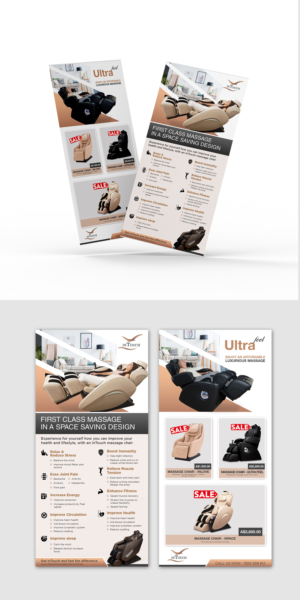 Diseño de Flyer por debdesign para inTouch Massage Chairs | Diseño: #23173108