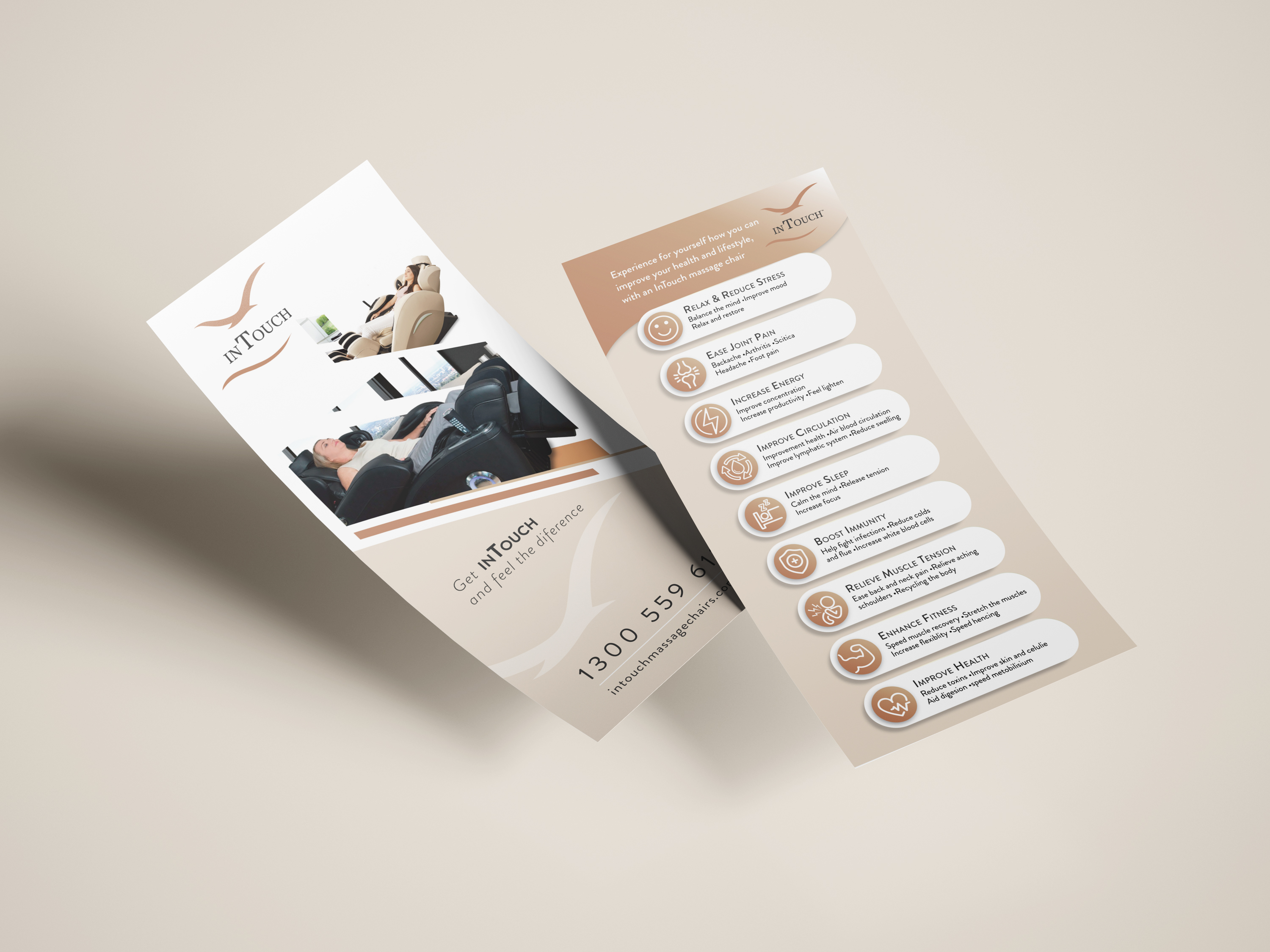 Flyer Design by atularts for inTouch Massage Chairs | Design #23180873
