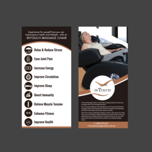 Flyer Design by Schöpfer for inTouch Massage Chairs | Design: #23158124