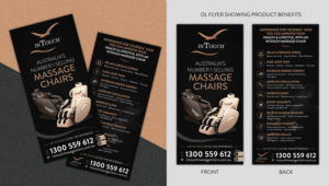 Flyer-Design von ARTOGRAPHY für inTouch Massage Chairs | Design #23159181