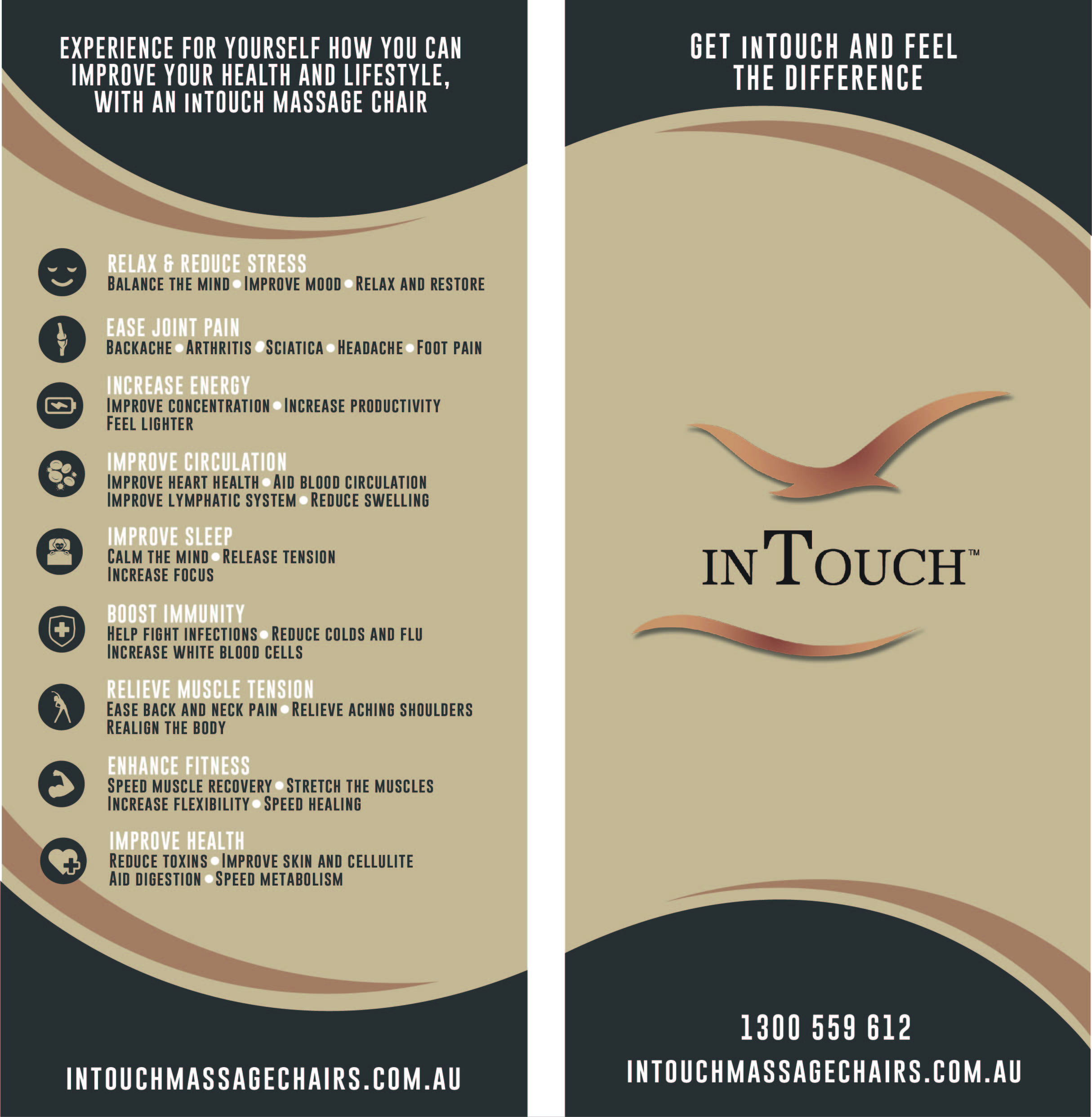 Flyer Design by Valses for inTouch Massage Chairs | Design #23181522