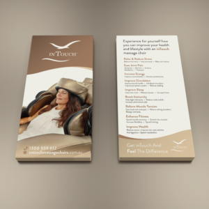 Diseño de Flyer por vlad_andrei.albescu para inTouch Massage Chairs | Diseño: #23171296
