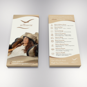 Diseño de Flyer por vlad_andrei.albescu para inTouch Massage Chairs | Diseño: #23171312