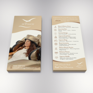 Diseño de Flyer por vlad_andrei.albescu para inTouch Massage Chairs | Diseño: #23171317