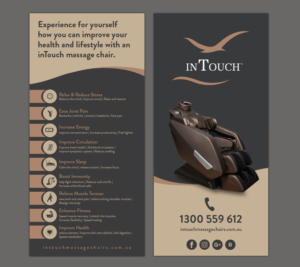 Diseño de Flyer por colordrops creatives para inTouch Massage Chairs | Diseño: #23188433