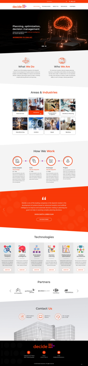 Web Design by pb for Decide Soluciones | Design: #23157219