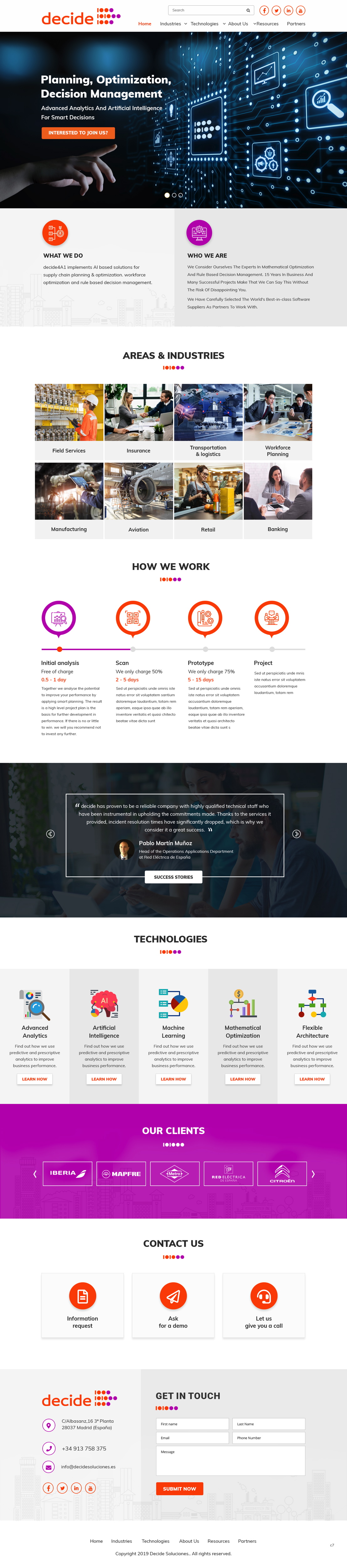 Web Design by pb for Decide Soluciones | Design #23157220
