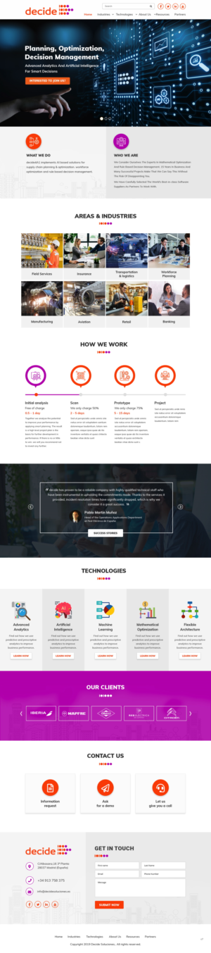 Web Design by pb for Decide Soluciones | Design: #23157220